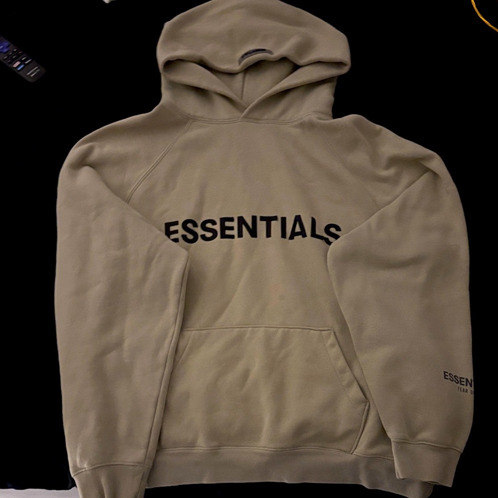 Essentials Tan Hoodie